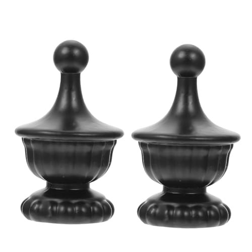 Vaguelly 2 Stück Lampenschirm Schraubknopf Aluminium Schwarze Lampenschirm Dekoration mit Innengewinde Modernes Design für Steh und Tischlampen Langlebig und Einfach zu Montieren Vaguelly 2 Stück Lampenschirm Schraubknopf Aluminium Schwarze Lampenschirm Dekoration mit Innengewinde Modernes Design für Steh und Tischlampen Langlebig und Einfach zu Montieren von Vaguelly