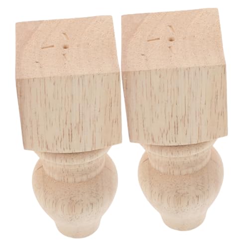 Vaguelly 2 Stück Massivholz Möbelbeine Quadratisch Stabile Möbelfüße Holzrohlinge für Sofa Schrank Tisch DIY Ersatz Beine für Wohnzimmer Schlafzimmer Vaguelly 2 Stück Massivholz Möbelbeine Quadratisch Stabile Möbelfüße Holzrohlinge für Sofa Schrank Tisch DIY Ersatz Beine für Wohnzimmer Schlafzimmer von Vaguelly