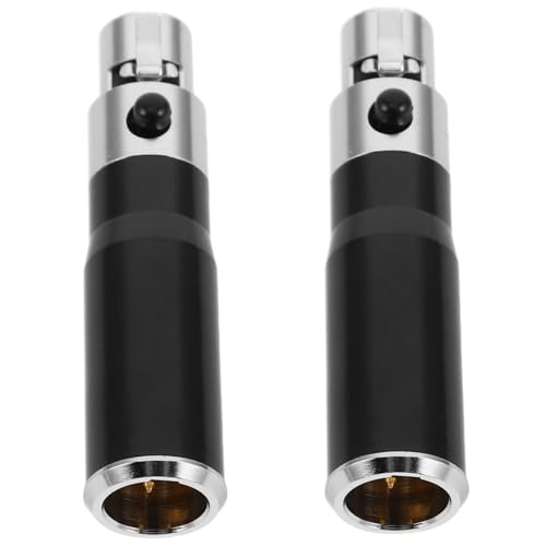 Vaguelly 2 Stück Mini Xlr Buchse zu Xlr Buchse Audio Plug And Play Audio Equipment Connector für Aufnahmegeräte Vaguelly 2 Stück Mini Xlr Buchse zu Xlr Buchse Audio Plug And Play Audio Equipment Connector für Aufnahmegeräte von Vaguelly