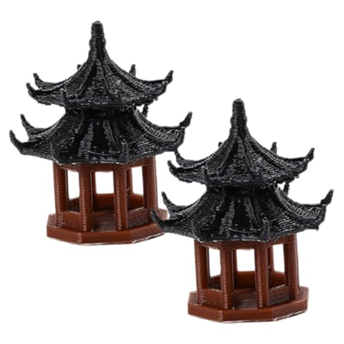 Vaguelly 2 Stück Pavillon-Statue Aquarium Fisch Wasser Terrarium Mini-pagode Dekorationen Klein Bonsai Schmücken Winziger Pavillon Miniatur-pavillon-Figur Black Plastik Vaguelly 2 Stück Pavillon-Statue Aquarium Fisch Wasser Terrarium Mini-pagode Dekorationen Klein Bonsai Schmücken Winziger Pavillon Miniatur-pavillon-Figur Black Plastik von Vaguelly