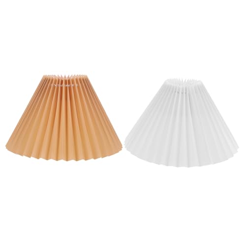 Vaguelly 2 Stück Plisseé Stoff Lampenschirme für Tischlampen Weiche Lichtfilterung Einfache Montage Dekorative Lampenschirme für Schlafzimmer Wohnzimmer Büro Ersatz Lampenschirm Weiß Khaki Vaguelly 2 Stück Plisseé Stoff Lampenschirme für Tischlampen Weiche Lichtfilterung Einfache Montage Dekorative Lampenschirme für Schlafzimmer Wohnzimmer Büro Ersatz Lampenschirm Weiß Khaki von Vaguelly