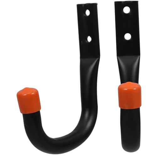 Vaguelly 2 Stück Robuste Wandhaken für Garage Set Heavy Duty Fahrradhalterung mit Schrauben Vielseitig für Fahrräder Motorräder Einfache Montage Platzsparende Aufbewahrungslösung von Vaguelly