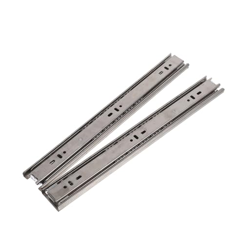 Vaguelly 2 Stück Schubladenschienen Vollauszug Schwerlast Seitliche Montage Metallführung für Küchen Schrankschubladen Geräuscharm und Langlebig Vaguelly 2 Stück Schubladenschienen Vollauszug Schwerlast Seitliche Montage Metallführung für Küchen Schrankschubladen Geräuscharm und Langlebig von Vaguelly