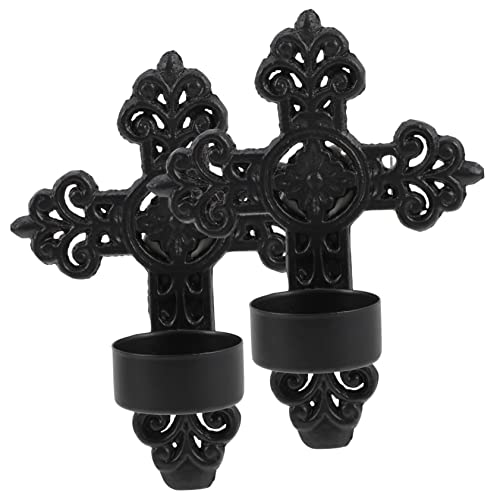 Vaguelly 2 Stück Schwarze Wohnzimmerdekoration Wandleuchten Wandkerzenhalter Doppelarmkerzenhalter Kerzenwärmerlampe Laternen Kerzenleuchter Wandhalter Für Kerzen Decke Led Black Eisen Vaguelly 2 Stück Schwarze Wohnzimmerdekoration Wandleuchten Wandkerzenhalter Doppelarmkerzenhalter Kerzenwärmerlampe Laternen Kerzenleuchter Wandhalter Für Kerzen Decke Led Black Eisen von Vaguelly
