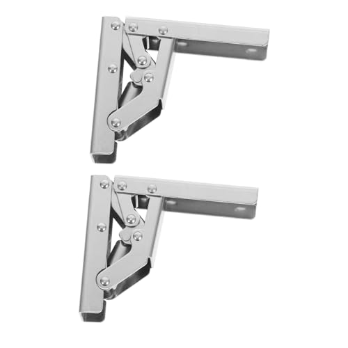 Vaguelly 2 Stück Teiliges Edelstahl Scharniere Klappbar Leise Möbelbeschläge Faltbare Stützfunktion Für Küchen Wandschränke Platzsparend Robust Vaguelly 2 Stück Teiliges Edelstahl Scharniere Klappbar Leise Möbelbeschläge Faltbare Stützfunktion Für Küchen Wandschränke Platzsparend Robust von Vaguelly
