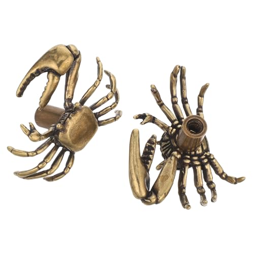 Vaguelly 2 Stück Teiliges Messing Krabben Türgriffe Retro Stil Schrankgriffe für Küche Kommode Nautisches Thema Möbelbeschläge für Küstenstil Wohnzimmer Vaguelly 2 Stück Teiliges Messing Krabben Türgriffe Retro Stil Schrankgriffe für Küche Kommode Nautisches Thema Möbelbeschläge für Küstenstil Wohnzimmer von Vaguelly