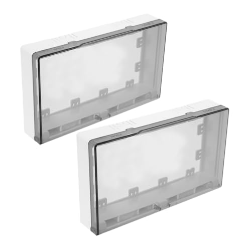 Vaguelly 2 Stück Teiliges Ultradünnes Selbstklebendes Wasserdichtes Steckdosenschutz Cover für Fach Steckdosen Spritzwasserschutz Einfache Montage Geeignet für Badezimmer und Feuchte Räume Vaguelly 2 Stück Teiliges Ultradünnes Selbstklebendes Wasserdichtes Steckdosenschutz Cover für Fach Steckdosen Spritzwasserschutz Einfache Montage Geeignet für Badezimmer und Feuchte Räume von Vaguelly