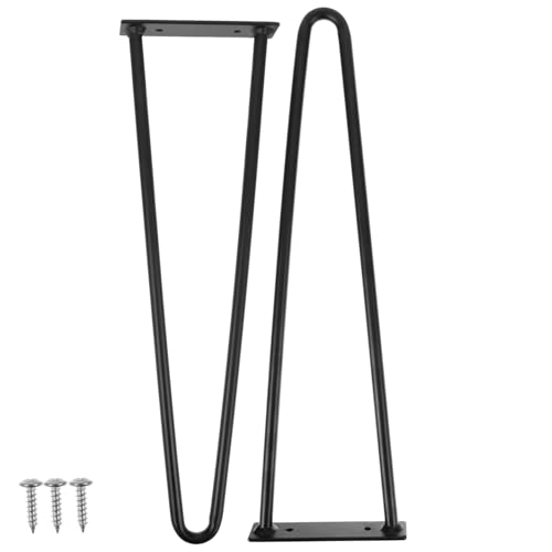Vaguelly 2 Stück U Förmige Tischbeine Metallmöbelfüße für Sofa Couch Bett und Schreibtisch Höhe Stabil und Leicht für DIY Projekte Ersatzmöbelbeine für Individuellen Look von Vaguelly