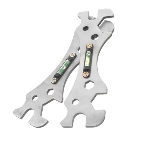 Vaguelly 2 Stück Verdickter Sechskantschlüssel Duscharmschlüssel Doppelmaulschlüssel Heimwerker Klempnerschlüssel Sechskantschlüssel Zapfenschlüssel Waschbecken Badezimmerschlüssel von Vaguelly