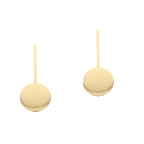 Vaguelly 2 Stück Wanduhrwerk Bausatz Uhrwerk modern Uhrenwand Taktbewegungsmechanismus Uhrwerk-Set Zubehör für Uhrwerke herrenuhren wanduhr pendel Ersatzpendel für Wanduhren Metall Golden von Vaguelly