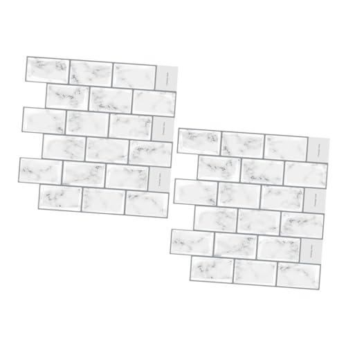 Vaguelly 2 Stück Wasserdichte Wandfliesen aufkleber Selbstklebend Dekorative Küchenrückwand und Badezimmerfliesen Einfach Anzubringen Formbeständig Vielseitig für Wohn Geschäftsräume Vaguelly 2 Stück Wasserdichte Wandfliesen aufkleber Selbstklebend Dekorative Küchenrückwand und Badezimmerfliesen Einfach Anzubringen Formbeständig Vielseitig für Wohn Geschäftsräume von Vaguelly