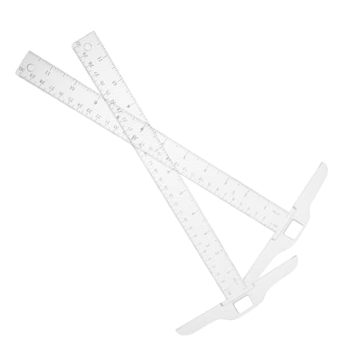 Vaguelly 2 Stücke T-förmiges Lineal Metrisch Dual Quadratmelder Werkzeug T- lineal Vaguelly 2 Stücke T-förmiges Lineal Metrisch Dual Quadratmelder Werkzeug T- lineal von Vaguelly