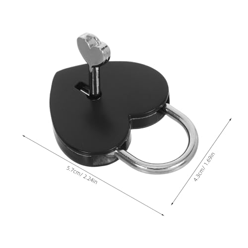 Vaguelly 2 Vorhängeschlösser Herzform mit Schlüssel Kleines Metall-schloss für Tagebuch Schmuckbox Handtasche Dekorativ Reisesicher Romantisches Design Vielseitig Einsetzbar Vaguelly 2 Vorhängeschlösser Herzform mit Schlüssel Kleines Metall-schloss für Tagebuch Schmuckbox Handtasche Dekorativ Reisesicher Romantisches Design Vielseitig Einsetzbar von Vaguelly