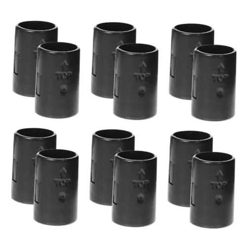 Vaguelly 20 Sätze Wire Shelf Clips aus Langlebigem PP Stabile Rohrklemmen zur Festen Befestigung von Drahtregalen Vielseitig Einsetzbar für Zuhause Büro und Industrie Einfache Montage von Vaguelly