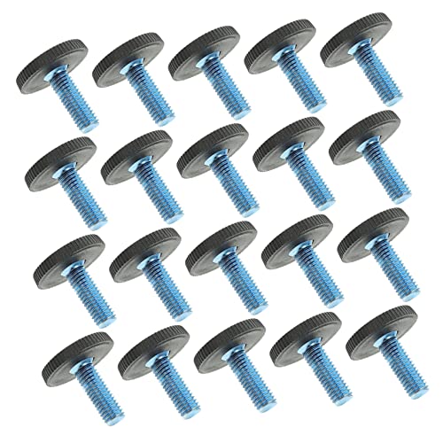 Vaguelly 20 Stück Teiliges Möbel Nivellierfüße Verstellbare Tischbein Leveler Schützende rutschfeste Möbelfüße Einfache Installation für Unebene Stühle und Tische Gewinde von Vaguelly