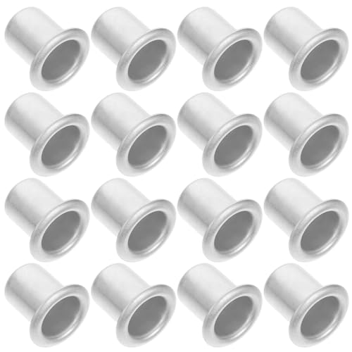 Vaguelly 24stücke Teiliges Wiederverwendbare Aluminium-Legierung Kerzenhalter Für Teelichter Und -Kerzen Eleganter Tropfenfänger Und Schutz Für Kerzenständer Tischdeko Für Hochzeiten von Vaguelly