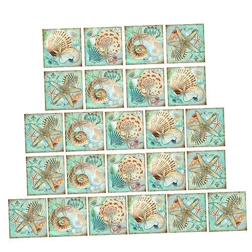 Vaguelly 24Stücke wasserdichte Fliesenaufkleber Abnehmbare Dekoration für Badezimmer und Küche für Wände und Böden von Vaguelly