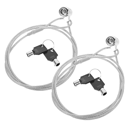 Vaguelly 2Sätze Laptop Sicherheitskabelschloss Robustes Kabelschloss aus Starkem Material Kompatibel mit Digitalen Geräten Einfach zu Verriegeln Vaguelly 2Sätze Laptop Sicherheitskabelschloss Robustes Kabelschloss aus Starkem Material Kompatibel mit Digitalen Geräten Einfach zu Verriegeln von Vaguelly