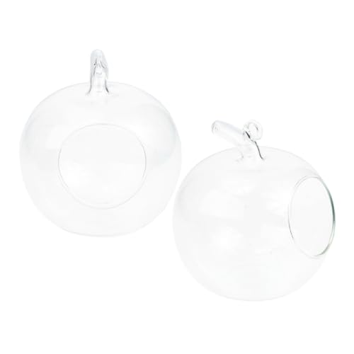 Vaguelly 2pcs Apple -Form -Terrarium -mikrolandschafts -Terrarium Für Hydroponische Kulturglasflasche Desktop -pflanzendekoration Für Tischplatte Im Innenraum Vaguelly 2pcs Apple -Form -Terrarium -mikrolandschafts -Terrarium Für Hydroponische Kulturglasflasche Desktop -pflanzendekoration Für Tischplatte Im Innenraum von Vaguelly