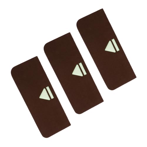 Vaguelly 3 Stück Leuchtende Treppenmatten Selbstklebend Rutschfest Treppenstufen Teppichschutz für Treppen Pflegeleicht Zuschneidbar mit Nachleuchtendem Pfeilmuster für Zuhause von Vaguelly