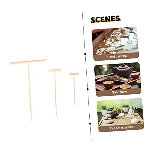 Vaguelly 3 Stück Miniatur Zen Garten Rechen Dekorativer Sandglätter für Schreibtisch und Sandtisch Handgefertigte Mini Rakes zur Stressreduktion und Meditationshilfe Vaguelly 3 Stück Miniatur Zen Garten Rechen Dekorativer Sandglätter für Schreibtisch und Sandtisch Handgefertigte Mini Rakes zur Stressreduktion und Meditationshilfe von Vaguelly
