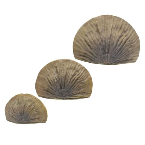Vaguelly 3 Stück Simuliertes Ganoderma lucidum-Lagerregal Anzeige Wand montiert Dein zitieren Und küchenzubehör wohnzimmerdeko schwebendes Badezimmer modernes Schweberegal Harz Coffee von Vaguelly