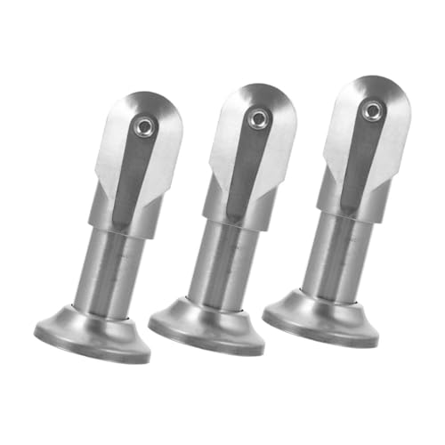 Vaguelly 3 Stück Stainless Steel Glass Clamp Teiliges Glasregal Halterung Verstellbare Unterstützung für Trennwände Handläufe und Badezimmer Langlebige Stilvolle und Praktische Lösung von Vaguelly