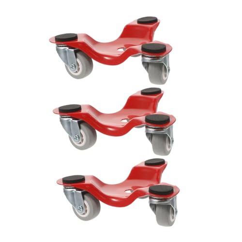 Vaguelly 3 Stück Teiliges Möbeltransportrollen mit Wheels Drehfunktion Möbeltransporter Drehbare Möbelroller für Heim Lager Industrie Robust und Zeitsparend von Vaguelly
