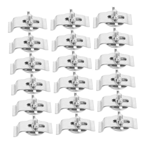 Vaguelly 30 Sets Edelstahl Befestigungsclips Küchenspülenclips Badezimmer Spülenhalterung Horizontale Unterbau Spülenstütze Spülbecken Unterbauclips Stabile Spülbeckenclips von Vaguelly