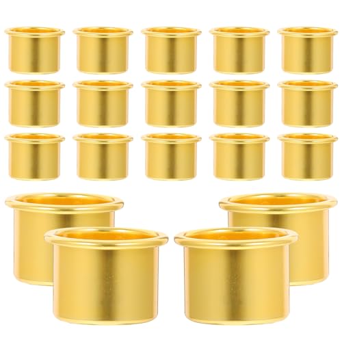Vaguelly 30stücke Teiliges Goldene Aluminium Kerzenhalter Für Stumpenkerzen Und Teelichter Rustikaler Für Hochzeiten Feste Und Zuhause Und Langlebig Vaguelly 30stücke Teiliges Goldene Aluminium Kerzenhalter Für Stumpenkerzen Und Teelichter Rustikaler Für Hochzeiten Feste Und Zuhause Und Langlebig von Vaguelly