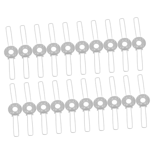 Vaguelly 30 Stück Teiliges Lampenschirm Federclip aus Eisen Langlebige Lampenhalterung für Decken und Tischlampen Einfache Installation als DIY Beleuchtungszubehör zur Sicheren Befestigung von Vaguelly