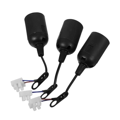 Vaguelly 3Stücke Lampenfassung Benutzerfreundliche Installation Robuste Pet Materialien Deckenleuchte für DIY Projekte für Heimbeleuchtung von Vaguelly