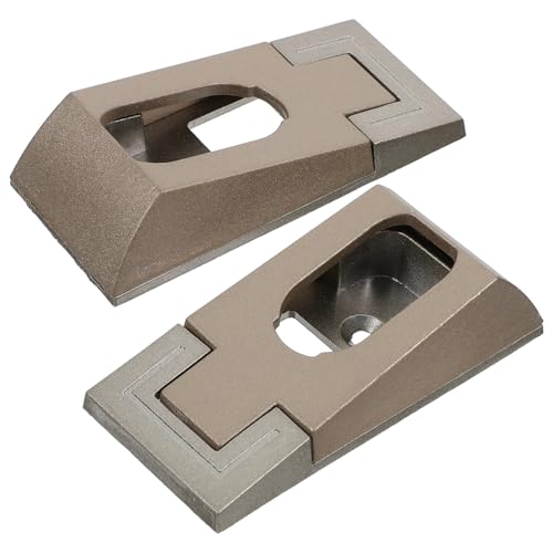 Vaguelly 4 Stück Aluminiumlegierung Garderobenstangenhalter Oval Stabile Kleiderstangenbefestigung für Schränke Einfache Montage Rutschfest für Kleiderschränke und Garderoben Vaguelly 4 Stück Aluminiumlegierung Garderobenstangenhalter Oval Stabile Kleiderstangenbefestigung für Schränke Einfache Montage Rutschfest für Kleiderschränke und Garderoben von Vaguelly