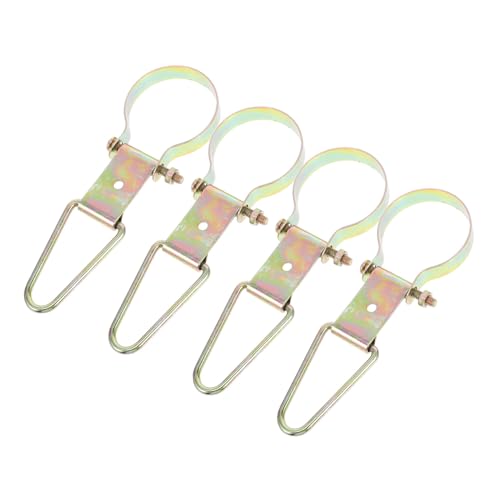 Vaguelly 4 Stück Feuerlöscher Wandhalter aus Robustem Eisen Dreieckiger Aufhänger für Stabile Befestigung Teiliges Einfach zu Montieren Passend für Pulver und Wasserlöscher Vielseitig von Vaguelly