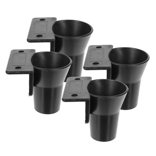 Vaguelly 4 Stück Halter für Elektrowerkzeuge Werkzeughalter Wandspeicherung für Schraubendreher elektrischer Schraubendreherwandregal Hammerhalter Drill-Organizer Plastik Schwarz von Vaguelly