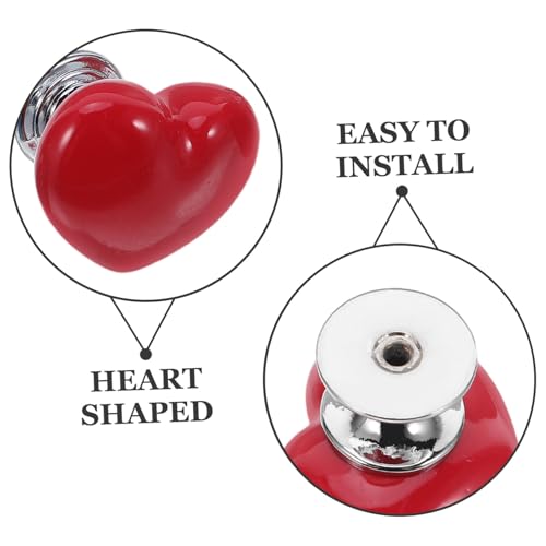 Vaguelly 4 Stück Love Toilettendrücker Niedlicher Toilettenknopf Helfer Druckknopf Toilettenspülung Ersatz Für Toilettenwassertank Hilfsknopf Toilettentankteile Spülknopfgriff von Vaguelly