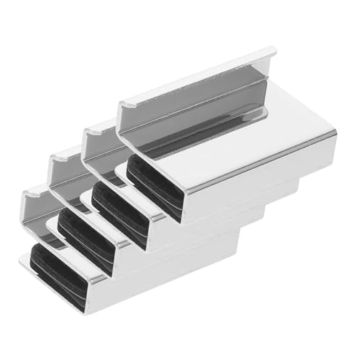 Vaguelly 4 Stück Robuste Glastürgriffe für Glas oder Kunststoff Vielseitige Schrank Vitrinenbeschläge Modernes Design Einfache Montage Geeignet für Küchen Badschränke Vaguelly 4 Stück Robuste Glastürgriffe für Glas oder Kunststoff Vielseitige Schrank Vitrinenbeschläge Modernes Design Einfache Montage Geeignet für Küchen Badschränke von Vaguelly