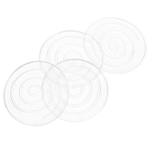 Vaguelly 4 Stück Selbstklebende Transparente Rutsch Möbelpads Geräuschdämpfend Kratzfest für Stuhl und Tischbeine Universeller Bodenschoner Schützt Böden vor Kratzern und Verrutschen von Vaguelly