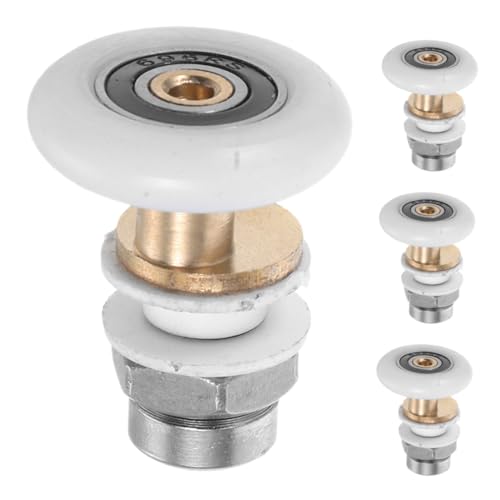 Vaguelly 4 Stück Teiliges Duschtürrollen für Glas schiebetüren Exzentrische Laufrollen aus Langlebigem Material für Reibungsloses Gleiten Sichere Befestigung Einsetzbar für Duschkabinen Vaguelly 4 Stück Teiliges Duschtürrollen für Glas schiebetüren Exzentrische Laufrollen aus Langlebigem Material für Reibungsloses Gleiten Sichere Befestigung Einsetzbar für Duschkabinen von Vaguelly