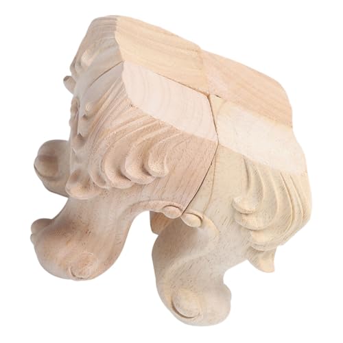 Vaguelly 4 Stück Teiliges Geschnitzte Holzfüße für Möbel Stabile Sofabeine Massivem Holz Elegante Kommoden und Couchtischbeine Kunstvoll Gestaltete Ersatzmöbelbeine für Wohnzimmer Vaguelly 4 Stück Teiliges Geschnitzte Holzfüße für Möbel Stabile Sofabeine Massivem Holz Elegante Kommoden und Couchtischbeine Kunstvoll Gestaltete Ersatzmöbelbeine für Wohnzimmer von Vaguelly