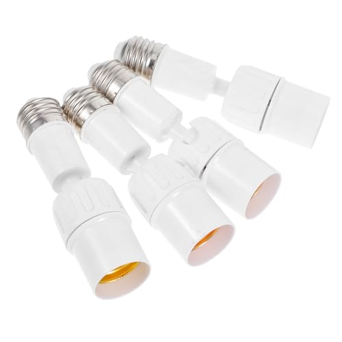 Vaguelly 4 Stück Teiliges Lampenfassung Verlängerungsset mit Rotation und Biegung Lampenhalter Adapter für LED und Energiesparlampen Glühbirnen Vielseitig Einsetzbar für Wohnzimmer Garage Vaguelly 4 Stück Teiliges Lampenfassung Verlängerungsset mit Rotation und Biegung Lampenhalter Adapter für LED und Energiesparlampen Glühbirnen Vielseitig Einsetzbar für Wohnzimmer Garage von Vaguelly