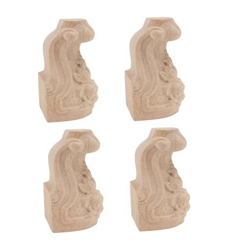 Vaguelly 4 Stück Teiliges Möbelbeine aus Holz Dekorative Möbelstützfüße mit Anti rutsch Funktion Robust und Verschleißfest Geeignet für Sofa Schrank Couchtisch und Tv möbel Vaguelly 4 Stück Teiliges Möbelbeine aus Holz Dekorative Möbelstützfüße mit Anti rutsch Funktion Robust und Verschleißfest Geeignet für Sofa Schrank Couchtisch und Tv möbel von Vaguelly