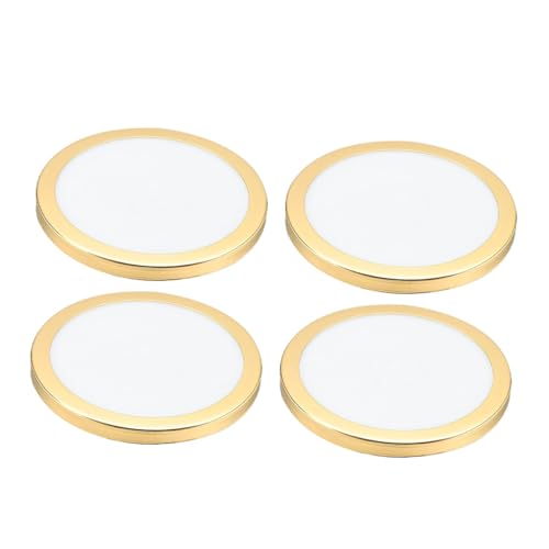 Vaguelly 4 Stück Teiliges Rundes Lampenschirm diffusor Dekorative Staubschutz abdeckung in Gold Schützende Lampenschirm abdeckungen für Deckenleuchten und Pendelleuchten Vaguelly 4 Stück Teiliges Rundes Lampenschirm diffusor Dekorative Staubschutz abdeckung in Gold Schützende Lampenschirm abdeckungen für Deckenleuchten und Pendelleuchten von Vaguelly