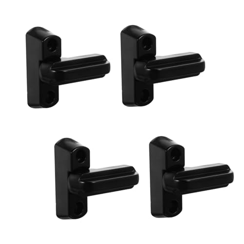 Vaguelly 4 Stück Teiliges T Förmiges Fensterschloss aus Zinklegierung Extra Sichere Fenstersicherung für Upvc Türen und Fenster Einfache Montage Langlebig Dunkles für Innen und von Vaguelly