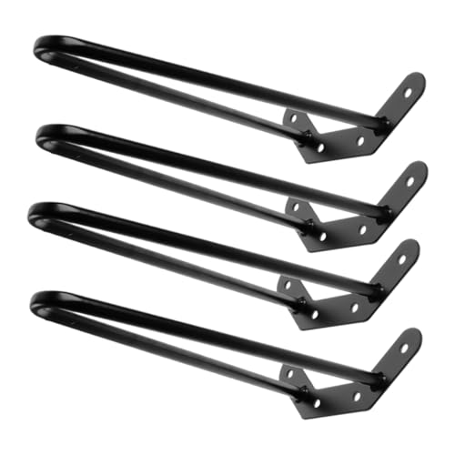 Vaguelly 4 Stück Tischbeine Metall Haarnadelbeine Höhenverstellbar Stabil und Langlebig für DIY Möbelprojekte Bodenschutzmontage Vaguelly 4 Stück Tischbeine Metall Haarnadelbeine Höhenverstellbar Stabil und Langlebig für DIY Möbelprojekte Bodenschutzmontage von Vaguelly