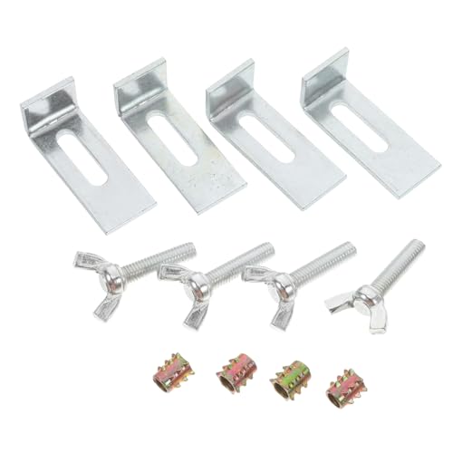 Vaguelly 4 Stück Unterbauspüle Halterungen Robuste Clips für Sichere Installation von Waschbecken und Spülen Passform Einfache Montage Langlebig und Korrosionsbeständig von Vaguelly