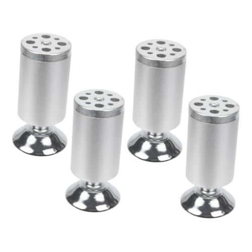 Vaguelly 4 Stück Verstellbare Runde Möbelfüße aus Aluminium Stabile Metallbeine für Schrank Sofa Tisch Langlebige Möbelbeine mit Hoher Tragkraft und Einfache Montage Vaguelly 4 Stück Verstellbare Runde Möbelfüße aus Aluminium Stabile Metallbeine für Schrank Sofa Tisch Langlebige Möbelbeine mit Hoher Tragkraft und Einfache Montage von Vaguelly