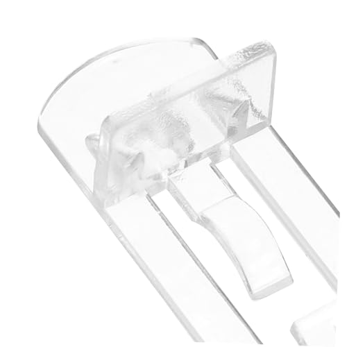 Vaguelly 40 Stück Support Für Möbelpartitionen Regalträger Aus Kunststoff Regal-klemmhalterung Regalzubehör Regalhalter Für Schränke Halterung Für Regalklammern Transparent Plastik von Vaguelly
