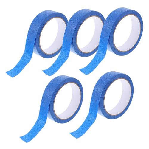 Vaguelly 5 Rollen Malerkreppband Rückstandsfrei Ablösbar Selbstklebendes Papierband für Malerarbeiten Dekoration Spritzschutz DIY Kunststofffrei Leicht Abreißbar Vielseitig Verwendbar Vaguelly 5 Rollen Malerkreppband Rückstandsfrei Ablösbar Selbstklebendes Papierband für Malerarbeiten Dekoration Spritzschutz DIY Kunststofffrei Leicht Abreißbar Vielseitig Verwendbar von Vaguelly