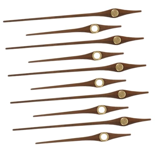 Vaguelly 5sätze Ersatz-uhrzeiger Aus Holz DIY-uhrteile-kit Für Wanduhren Zum Selbermachen Künstlerische Dekorationen Für Heim Und Atelier von Vaguelly